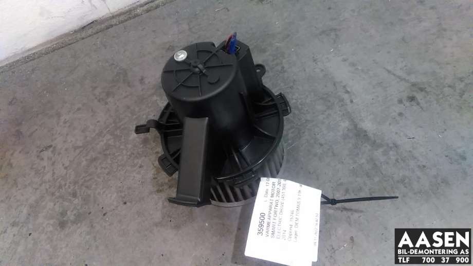 Varmeapparat motor til Smart Fortwo, 2007-2014 (Type II) (W451) (W451) (BEHR|A 451 830 01 08)