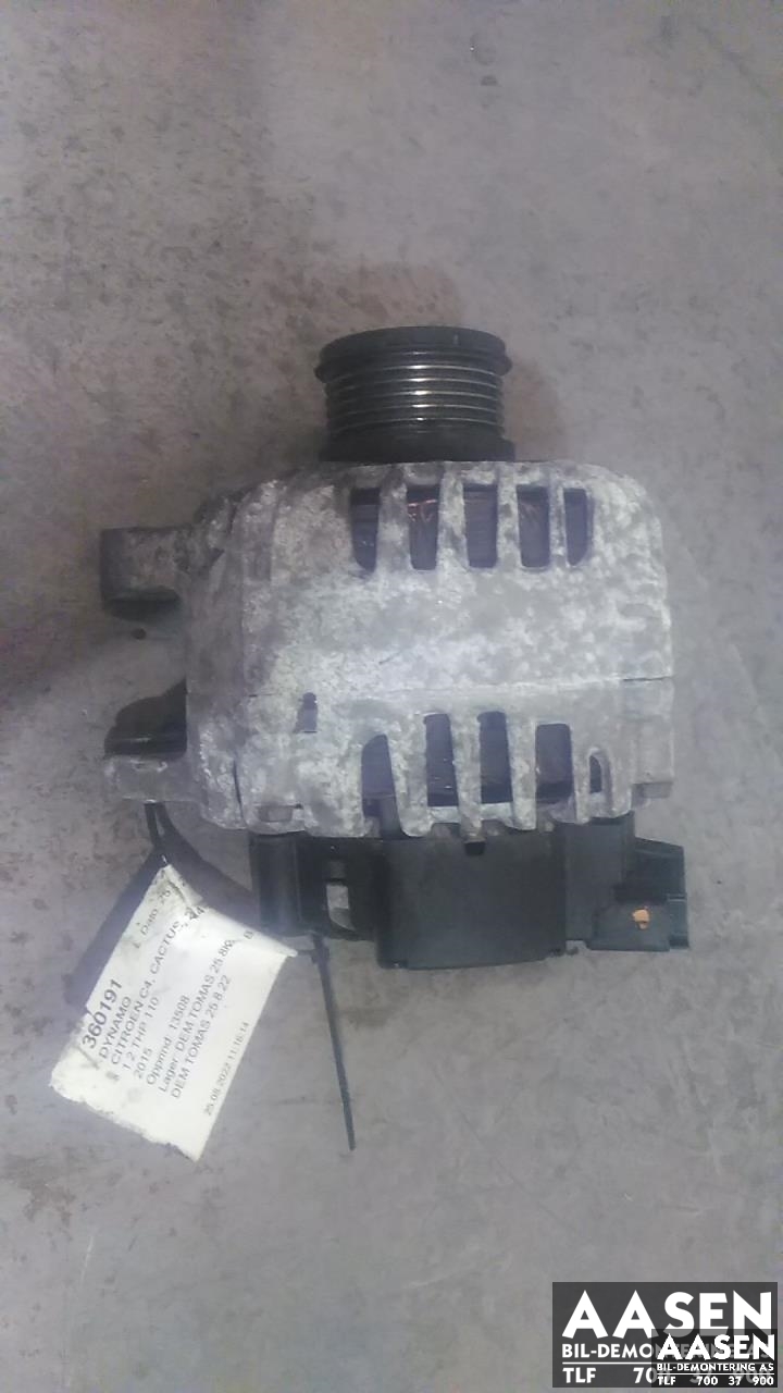 Dynamo til Citroën C4, Cactus, 2014-2017 (Fase 1) (VALEO|98 109 718 80)
