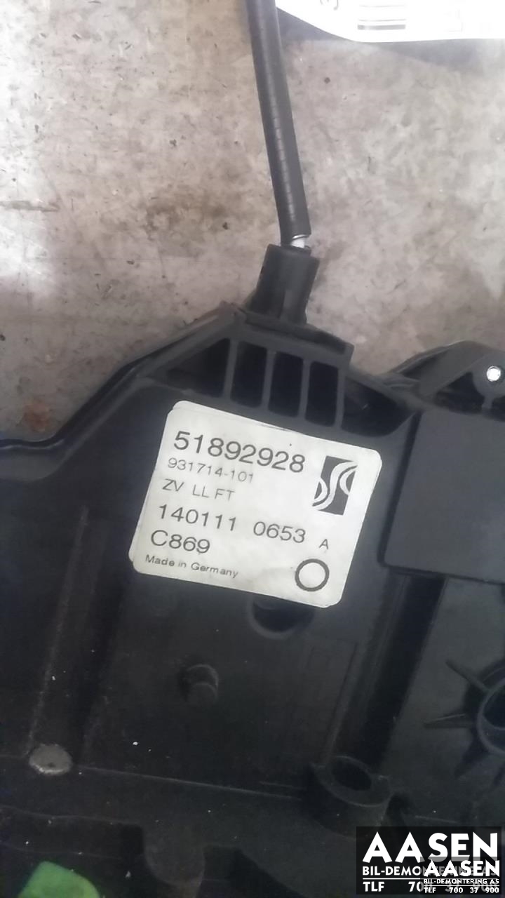 Låsekasse venstre foran til Fiat Punto 2010-->> (Type III, Fase 2) EVO EVO (51892928|)