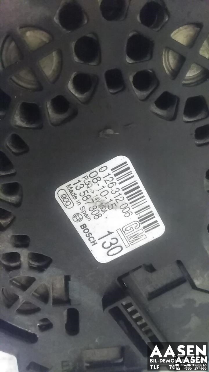 Dynamo til Opel Astra K 2015-->>  (BOSCH|13587308|)