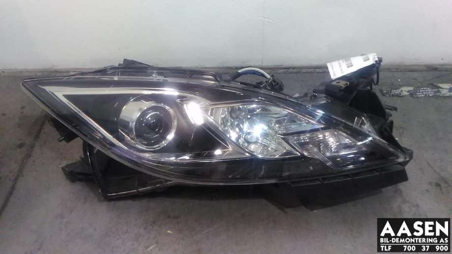 Frontlykt høyre halogen til Mazda 6, 2008-2010 (Type II, Fase 1) (TYC|GS7T-51-031G)