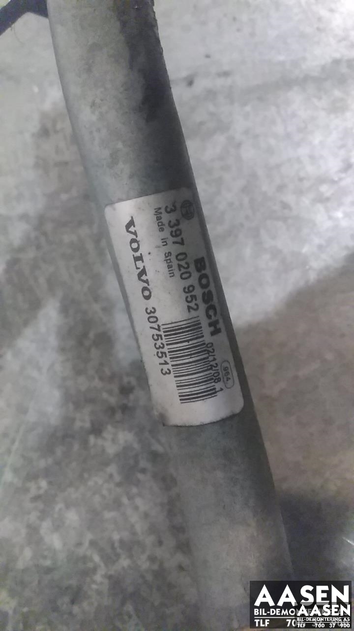 Viskermotor frontrute komplett m/overføring til Volvo XC60 2008-2013 (Type I, Fase 1)  (BOSCH|31333454|31364271|)