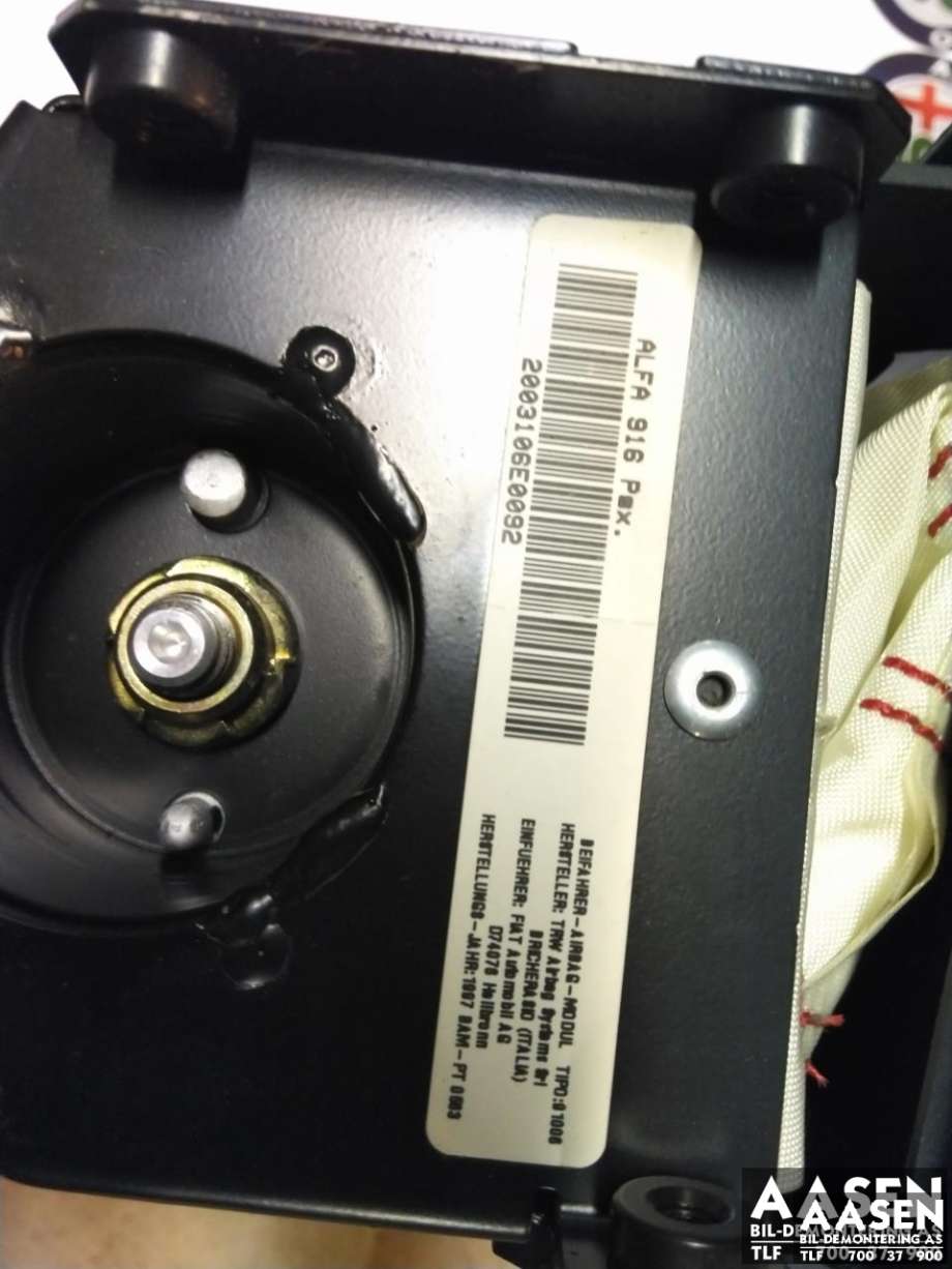 Airbag passasjer til Alfa Romeo GTV 1995-2003  (A971060293|2003106E0092|00048807B)
