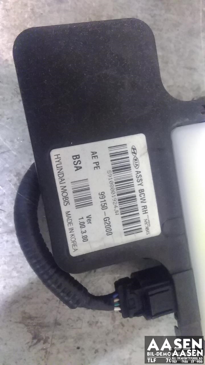 Sensor radar til Hyundai Ioniq Electric 2016-2019 (Fase 1)  (99150-G2000|)