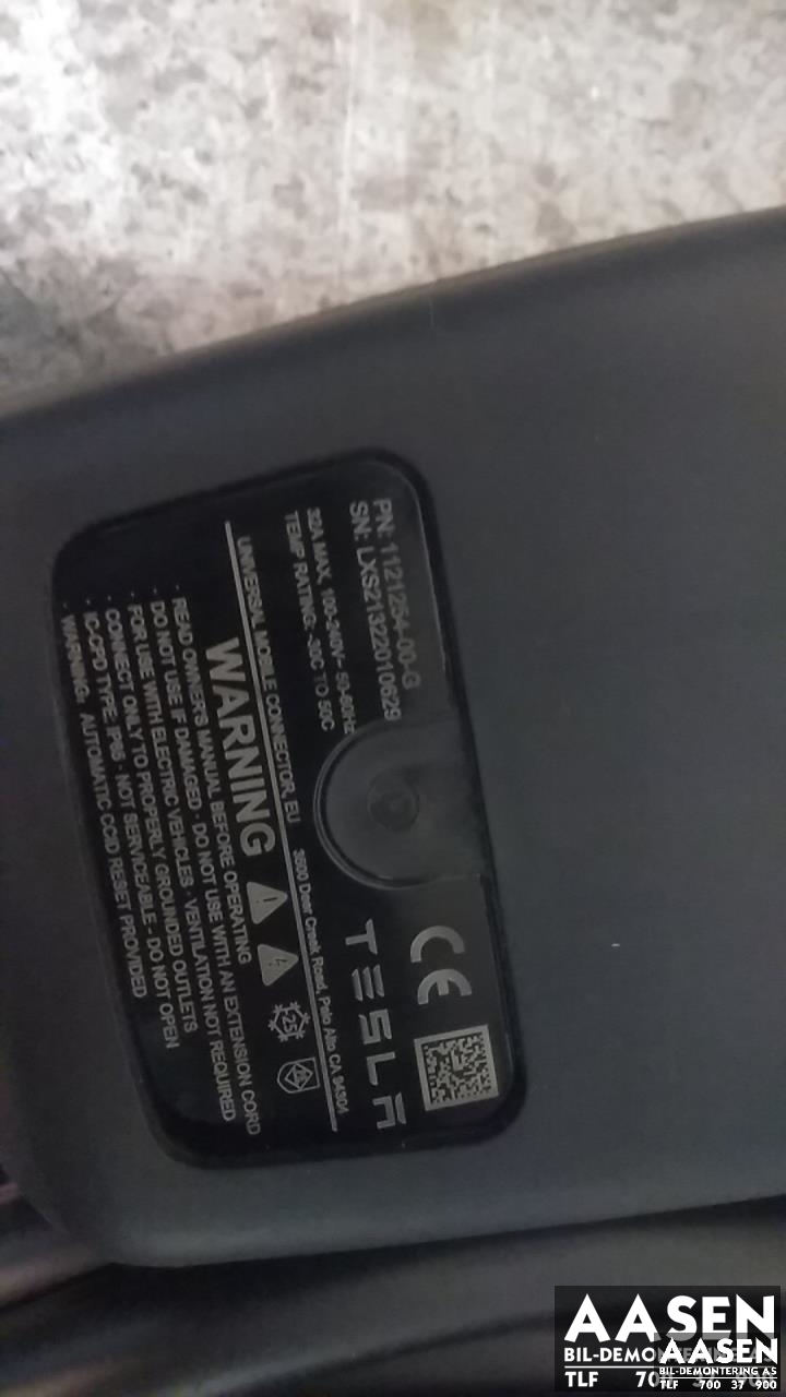 Batterilader kabel til Tesla Model Y 2021-2024 (Type I)  (1121254-00-G|)