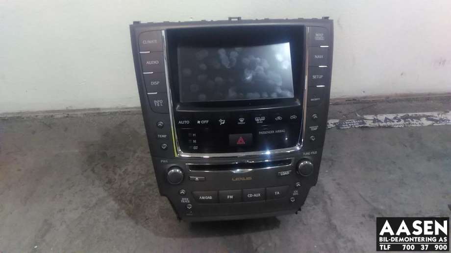 Bilstereo navigasjon skjerm til Lexus IS, 2006-2013 (Type II) (XE20) (XE20) (DENSO|86431-53352)