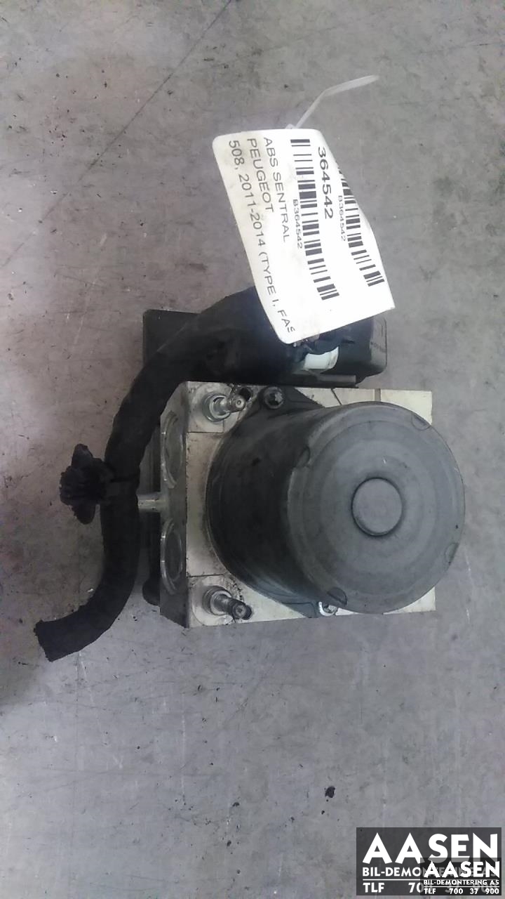 ABS sentral til Peugeot 508 2011-2014 (Type I, Fase 1) (BOSCH|16 065 280 80|16 112 412 80|16 065 281 80)