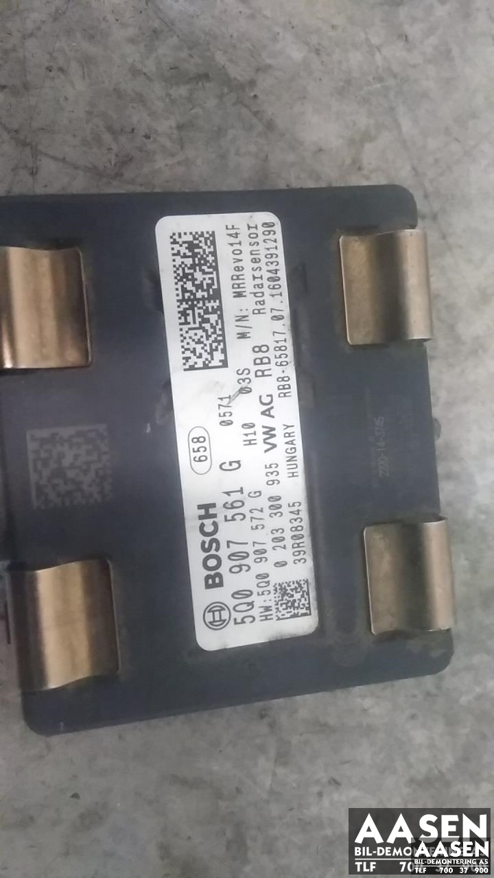 Sensor radar til Audi A3 2012-2016 (Type III, Fase 1) (BOSCH|5Q0907561G|)