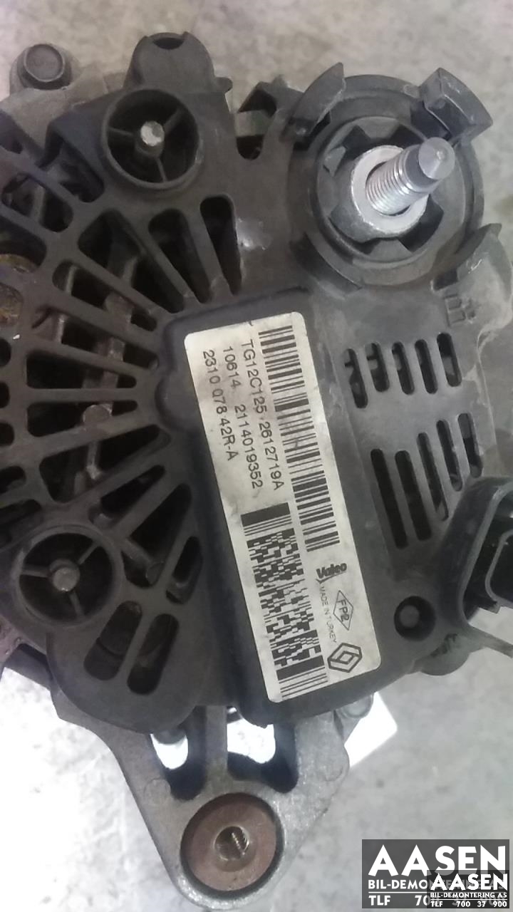 Dynamo til Renault Captur 2013-2020 (Type I) (VALEO|231007842R-A|)