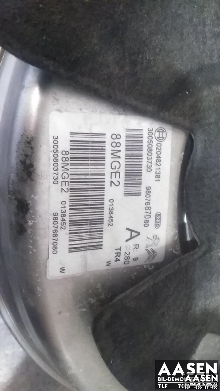 Bremsekraft-forsterker til Peugeot 3008 2016-->> (Type II)  (16 169 053 80|)