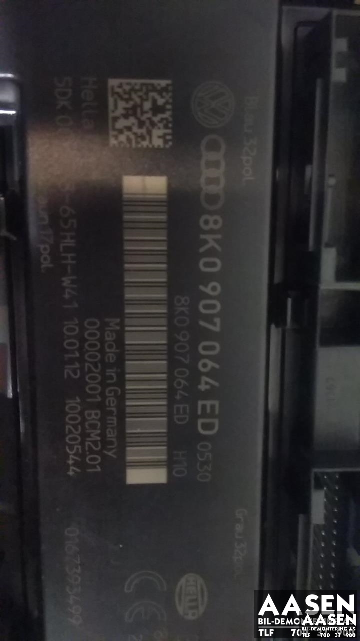 Styreenhet comfort (BCM) til Audi A4 2007-2014 (Type IV) (B8) (B8) (HELLA|8K0907064ED|)