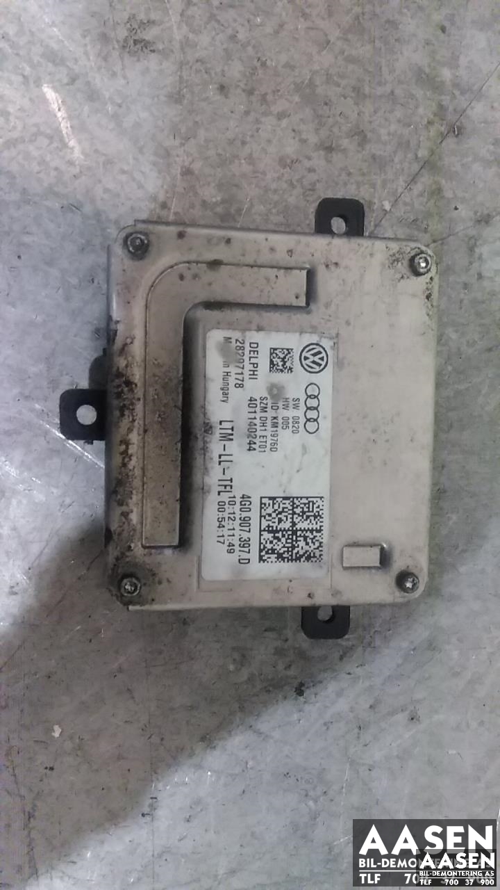 Styreenhet xenon/ballast til Audi A4, 2007-2014 (Type IV) (B8) (B8) (DELPHI|4G0907397D)