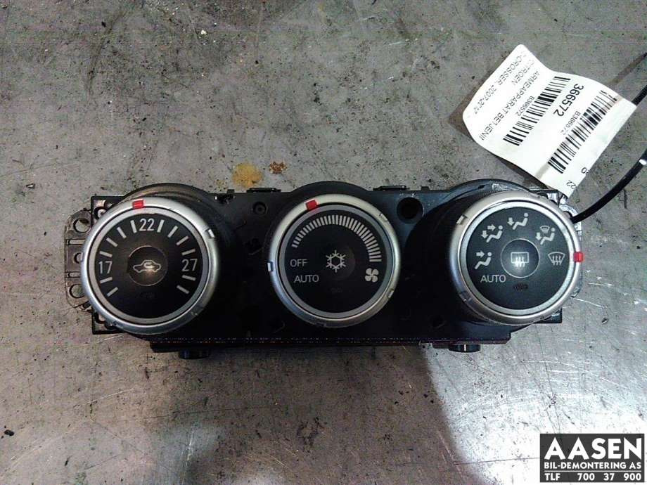 Varmeapparat betjening til Citroën C-Crosser, 2007-2012  (6452 G7)