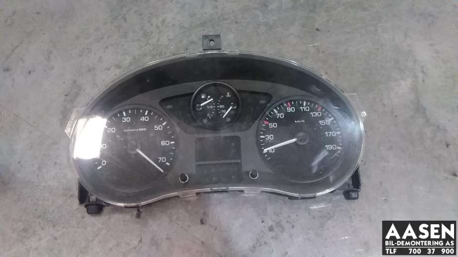 Instrumentpanel til Peugeot Partner, 2008-2015 (Type II, Fase 1)  (MAGNET MARELLI|96 669 048 80)