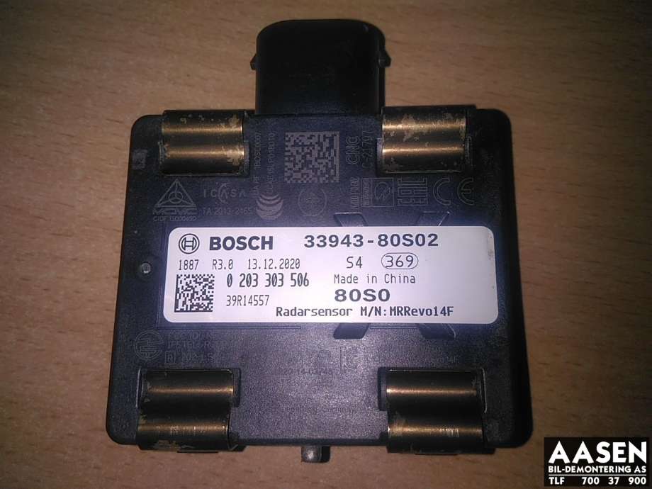 Sensor radar til Suzuki Swift 2017-->> (BOSCH|33943-80S02|0203303506|0 203 303 506)