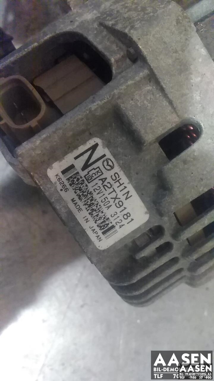 Dynamo diesel til Mazda 6 2013-2015 (Type III, Fase 1)  (A2TX9181|)