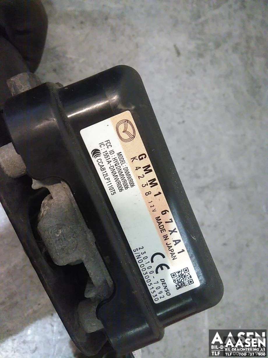 Sensor radar til Mazda CX-5 2012-2017 (Type I) (GMM1 67XA1|)