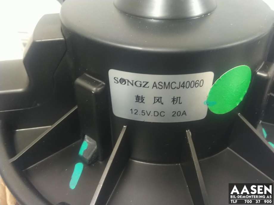Varmeapparat motor til MG ZS EV 2019-2021 (Type I, Fase 1)  