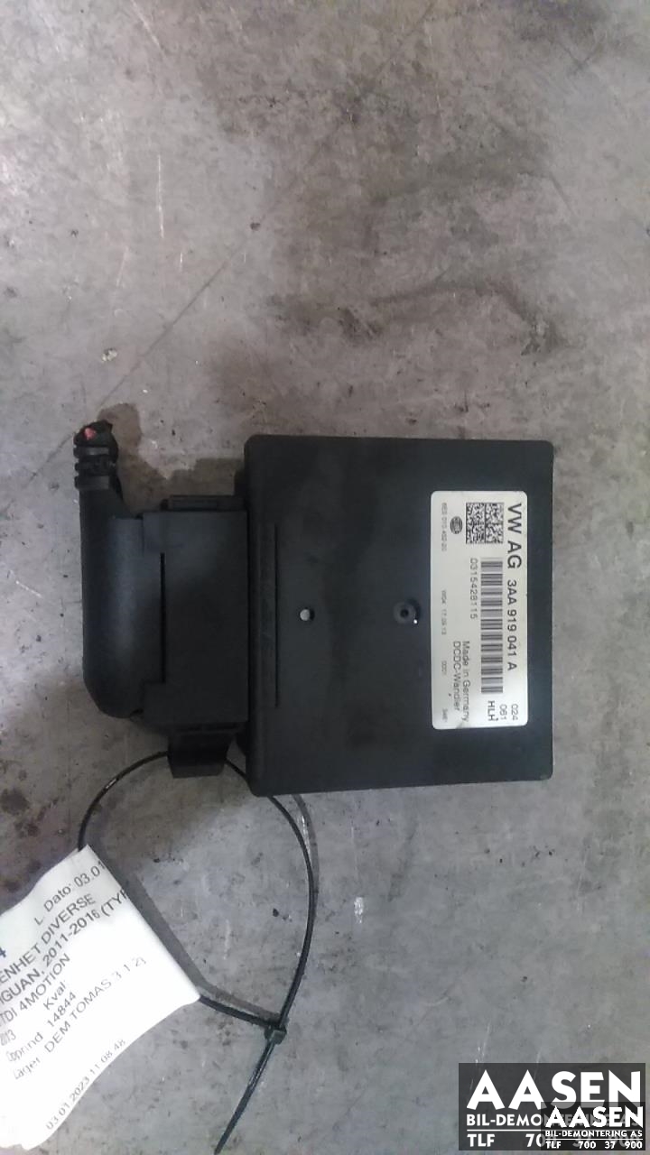 Spenningsregulator til VW Tiguan, 2011-2016 (Type I, Fase 2)  (HELLA|3AA919041A)