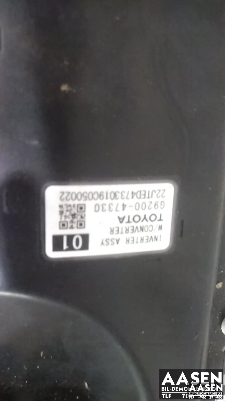 Inverter hybrid til Toyota C-HR 2016-->>  (G9200-47330|)