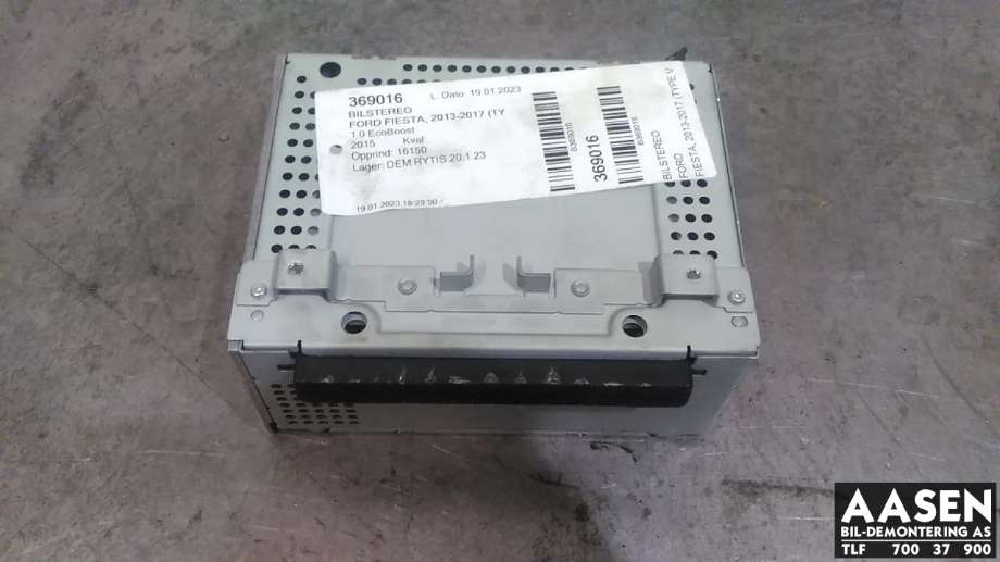 Bilstereo til Ford Fiesta, 2013-2017 (Type VI, Fase 2)  (E1BT-18C815-HK)