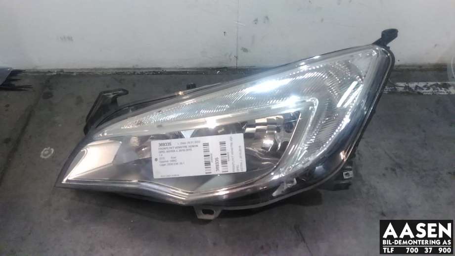 Frontlykt venstre halogen til Opel Astra J 2010-2015 (HELLA|13253646|)