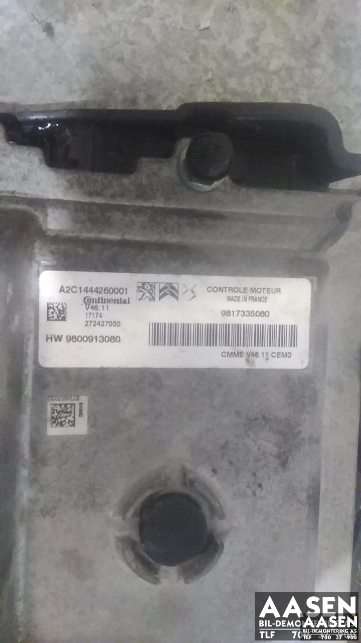 Styreenhet motor til Citroën C3 2016-->> (Type III)  (CONTINENTAL|9817335080|16 193 749 80|)