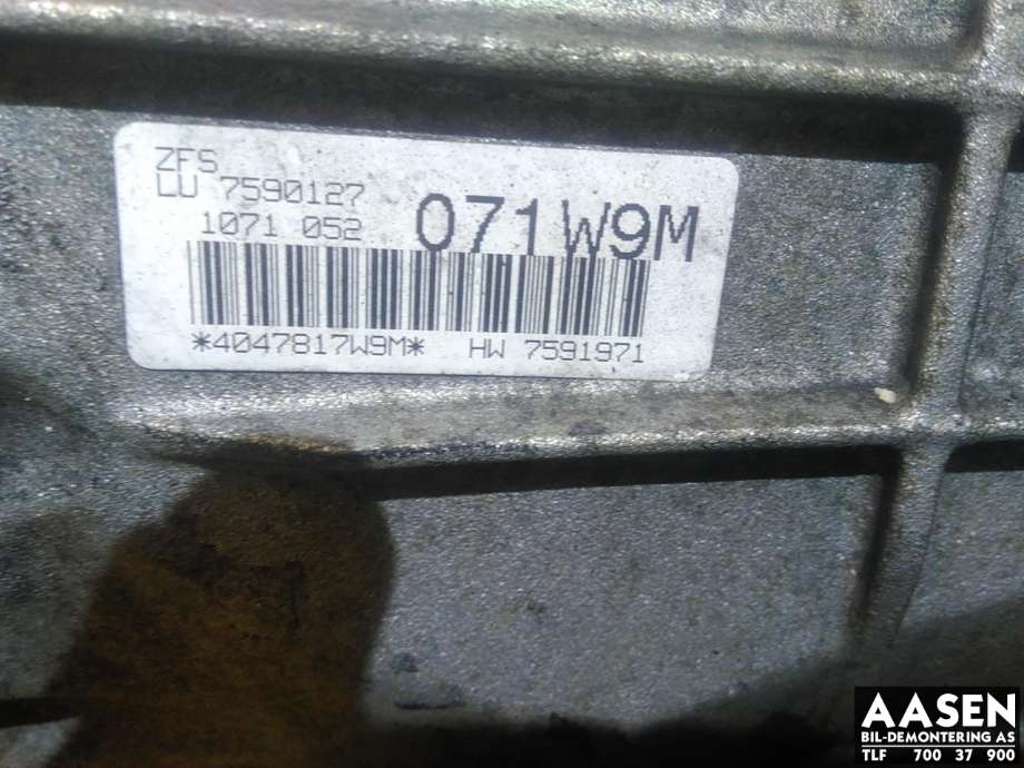 Girkasse 4WD hovedkasse til BMW X3 2007-2010 (Fase 2) (E83) (E83) (24 00 7 590 127|24 00 7 590 158|GA6HP19Z)