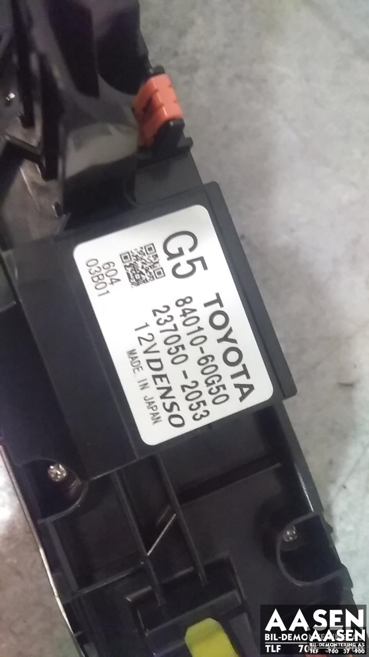 Varmeapparat betjening til Toyota Land Cruiser 150 2014-->> (Fase 2)  (DENSO|84010-60G50|)