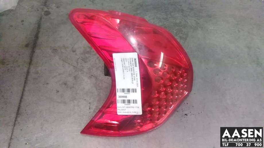 Baklykt venstre ytre til Peugeot 3008 2009-2016 (Type I) (6350 HC|)