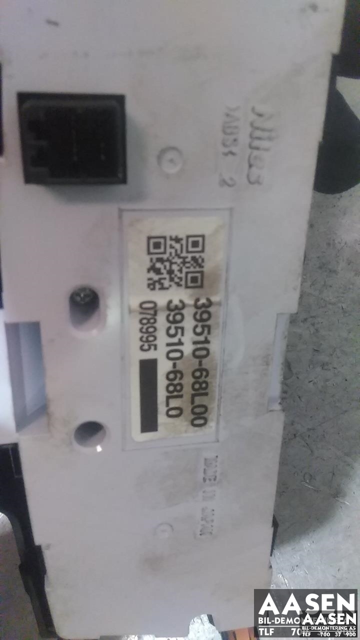 Varmeapparat betjening til Suzuki Swift 2011-2017  (39510-68L00|)