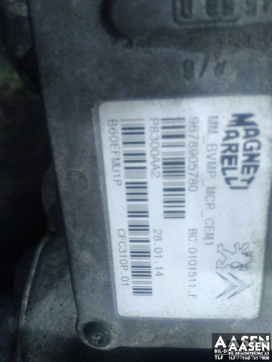 Girkasse automat til Citroën Berlingo 2008-2015 (Type II, Fase 1)  (2231 T1|2232 W4|)
