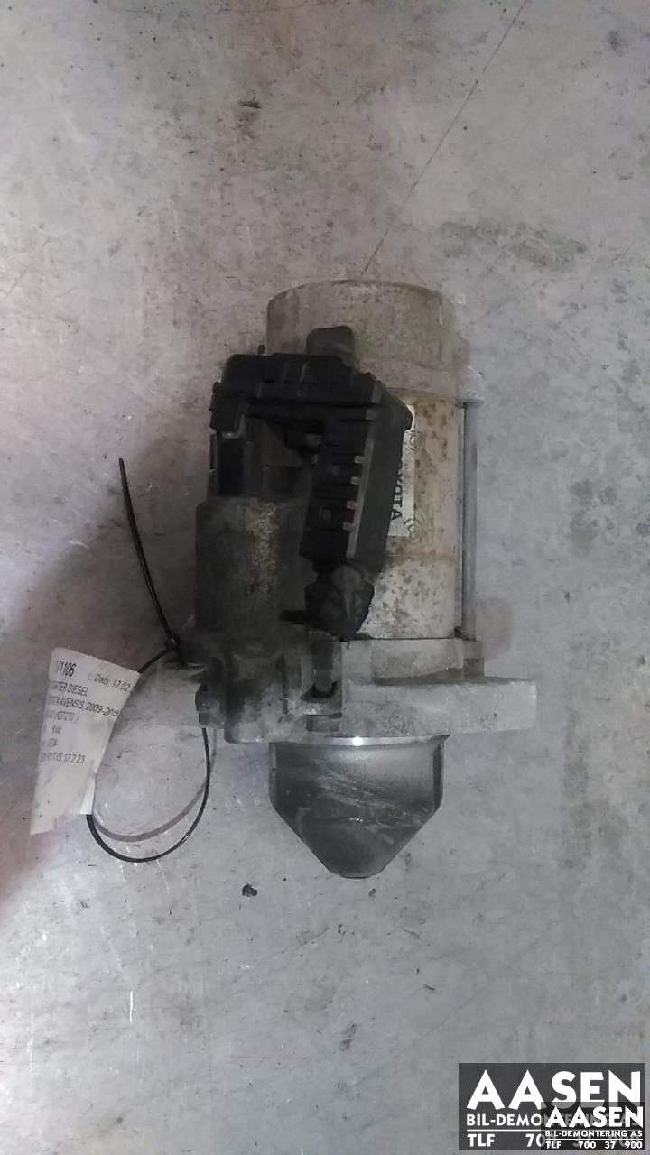 Starter diesel til Toyota Avensis 2009-2015 (Type III, Fase 1) (DENSO|28100-0R010|)