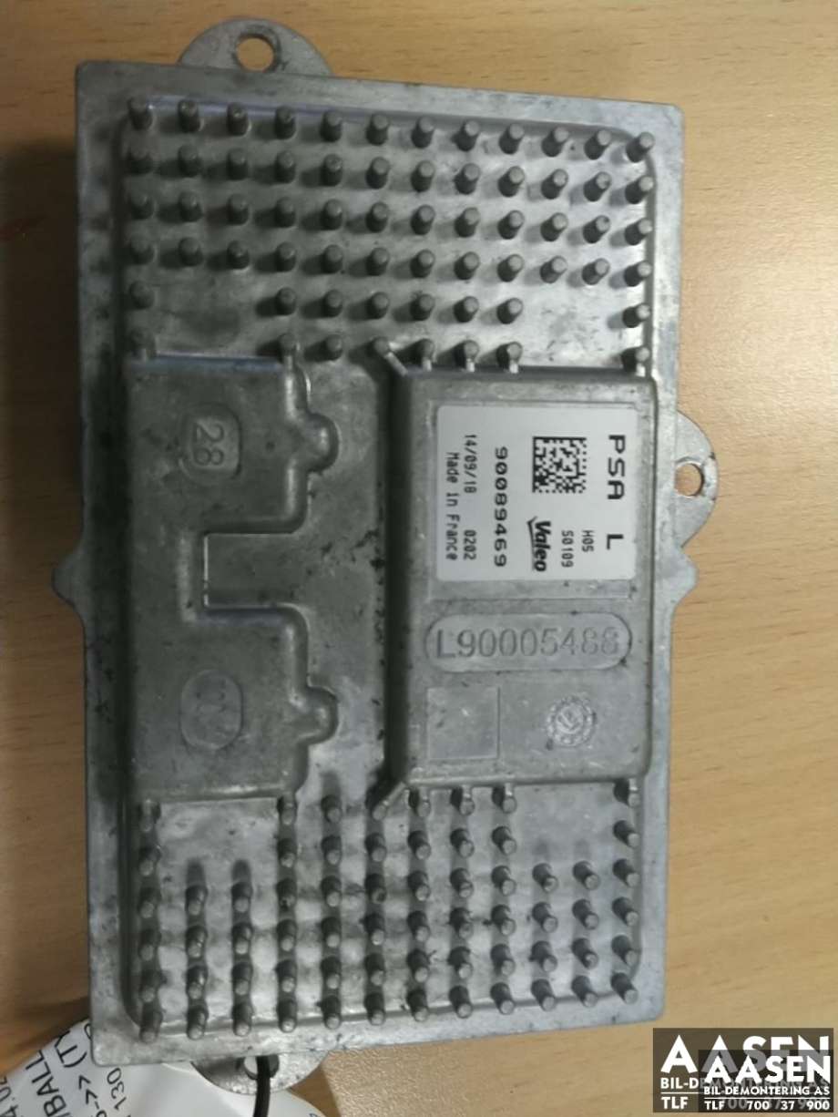 Styreenhet xenon/ballast til Peugeot 3008 2016-->> (Type II) (VALEO|90089469|16 168 793 80|)