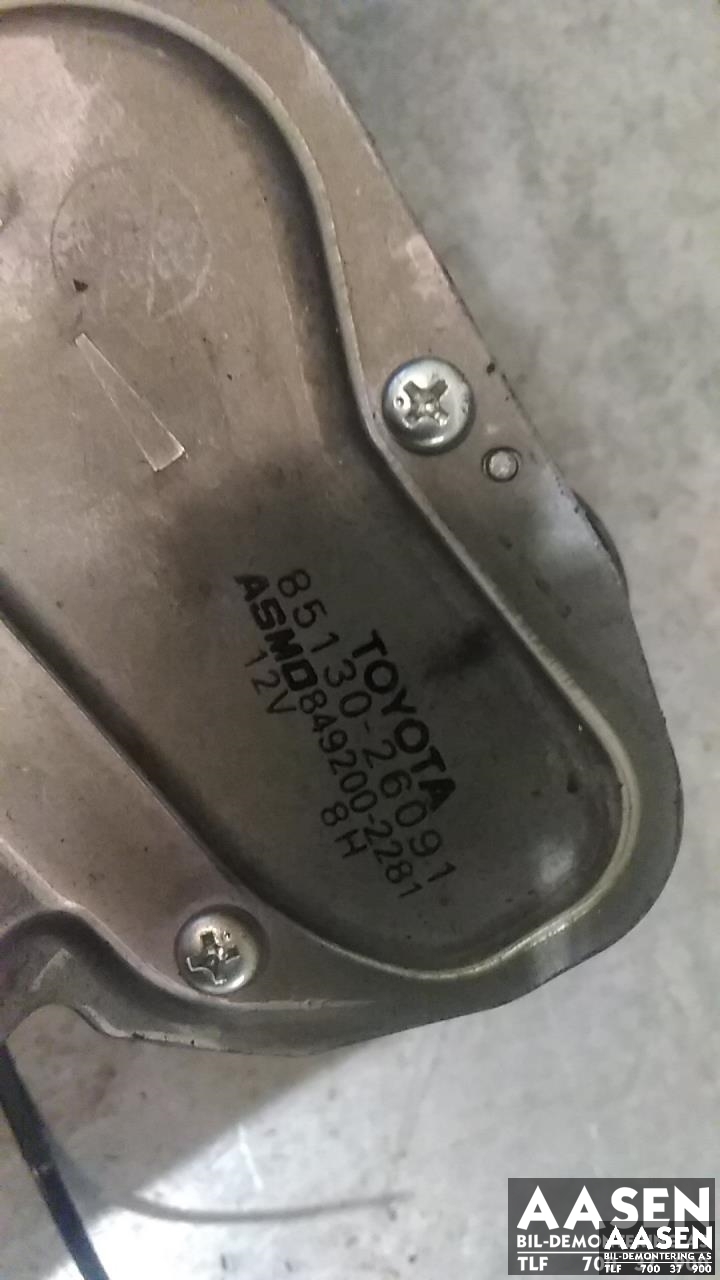 Viskermotor bakrute høyre til Toyota Hiace 2001-2006 (Fase 2)  (ASMO|85130-26091|)