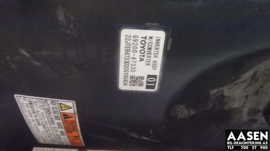 Inverter hybrid til Toyota Corolla 2019-->>  (G920049135|G920049136|)