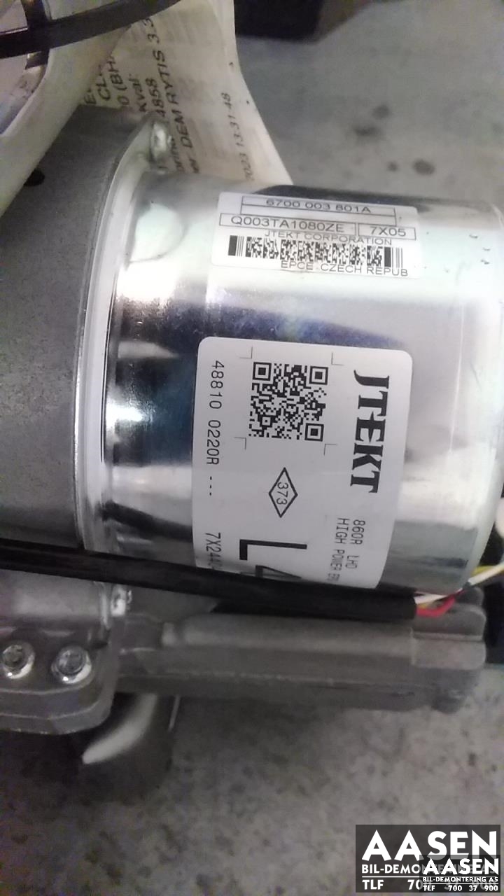 Rattaksel elektrisk servo til Renault Clio 2016-2019 (Type IV, Fase 2) (488100220R|)