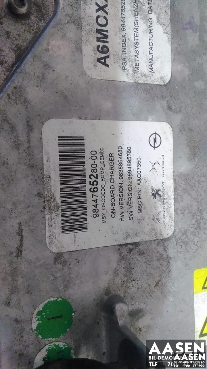 DCDC converter elbil til Peugeot e-2008 2019-->>  (9844765280-00|9844765280|)