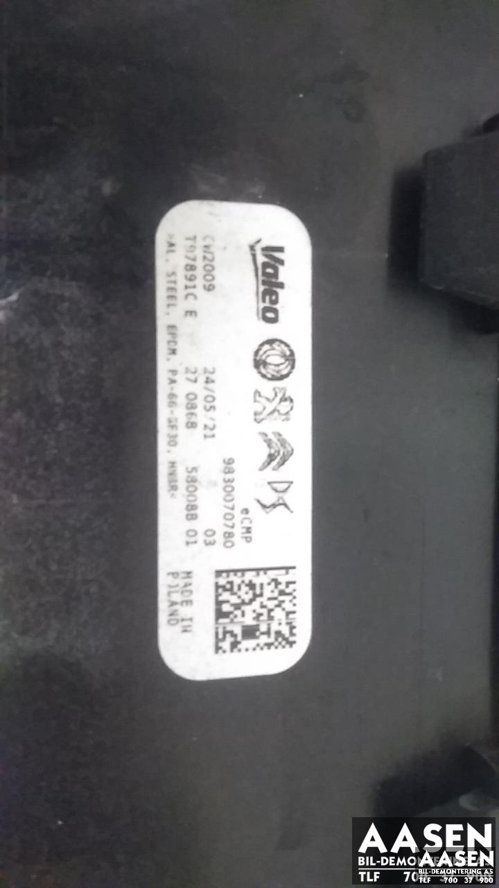 Varmeapparat til Peugeot e-2008 2019-->>  (VALEO|9830070780|)