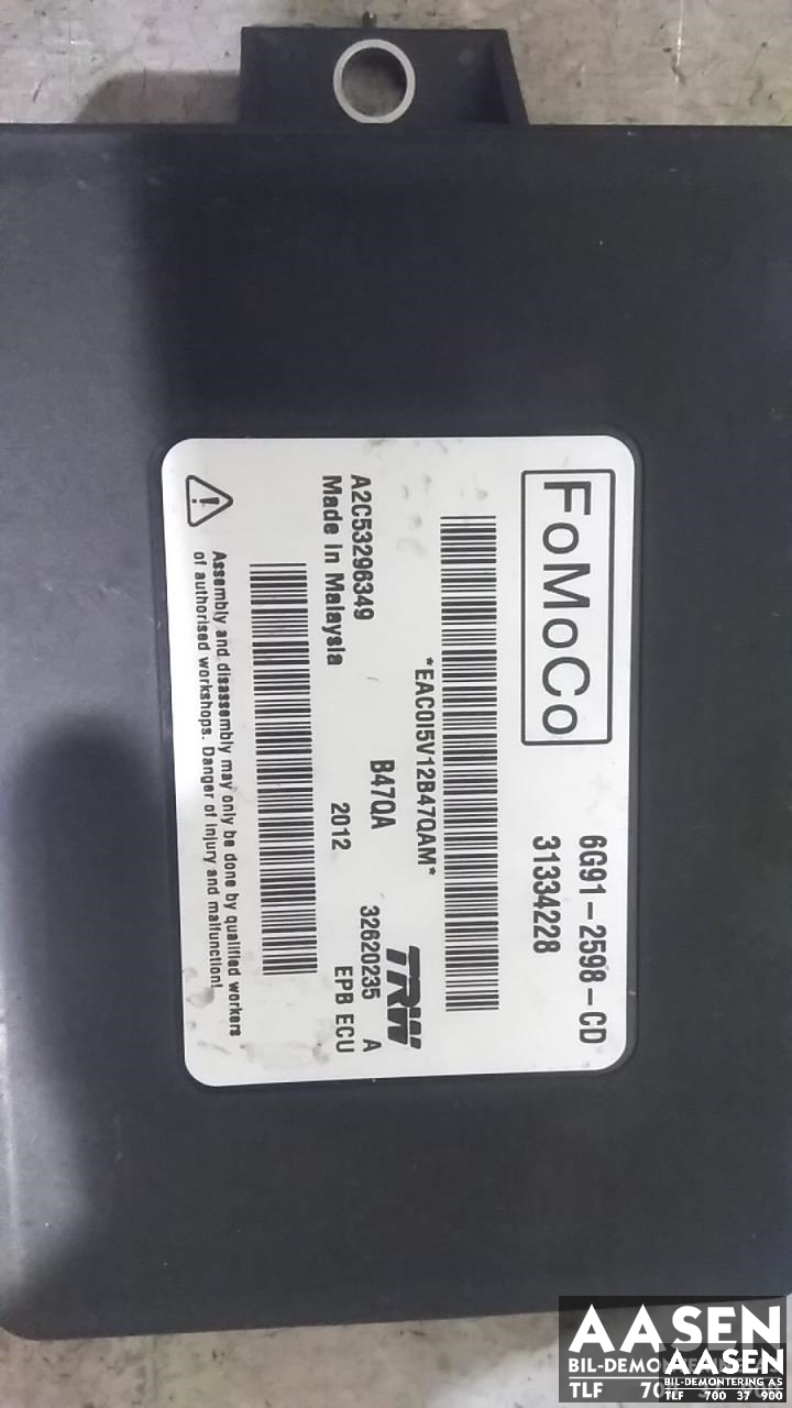 Styreenhet elektrisk parkbrems (EPB - Electric Parking Brake) til Volvo XC60 2008-2013 (Type I, Fase 1)  (TRW|31334228|)