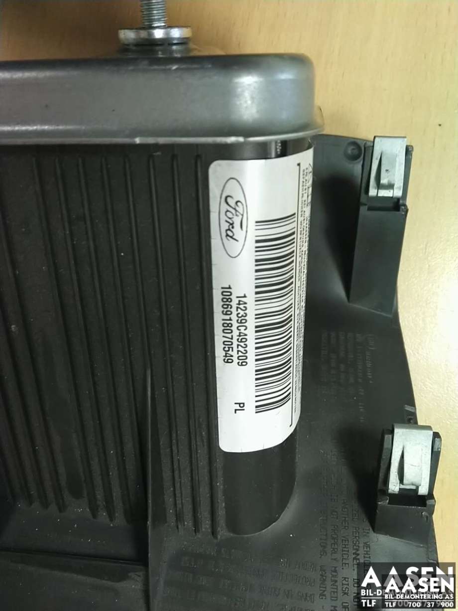 Airbag kne til Ford Fiesta 2013-2017 (Type VI, Fase 2)  