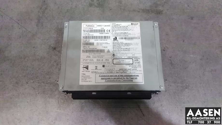 Bilstereo til Volvo V40, 2012-2019 (AF6N-18C812-CC)