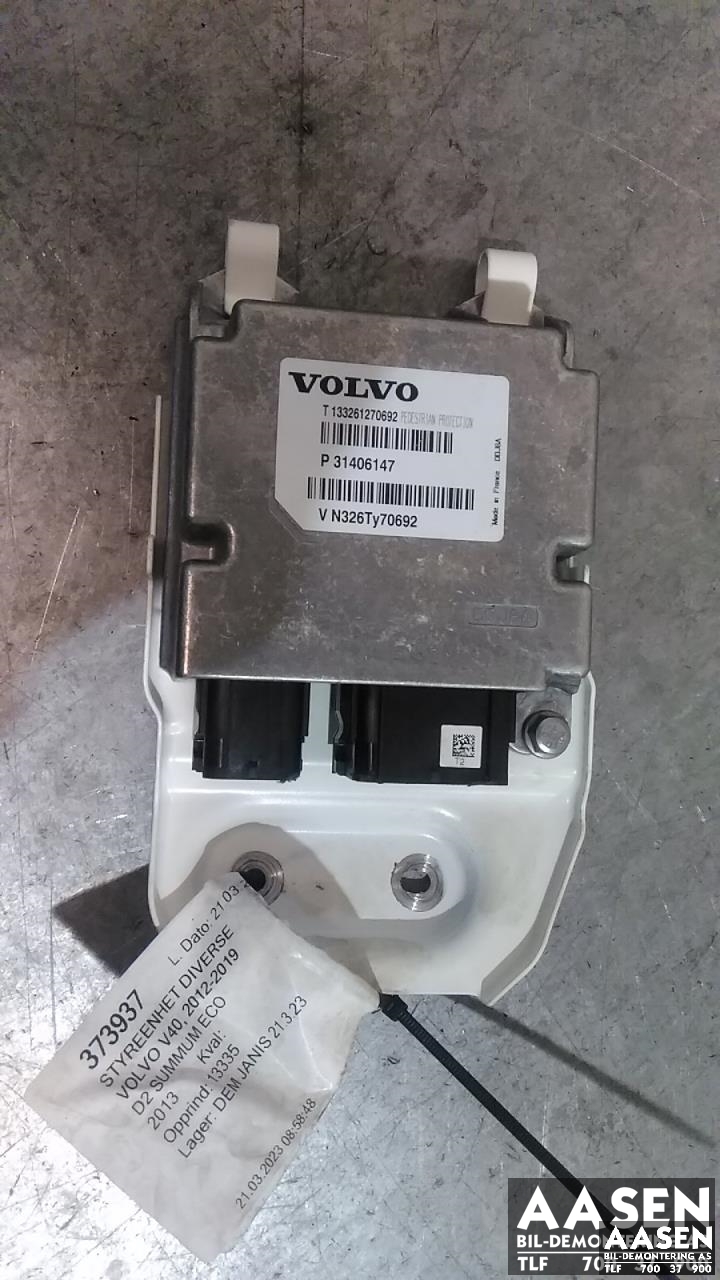 Airbag elektronikk til Volvo V40 2012-2019 (P31406147|31406147|)