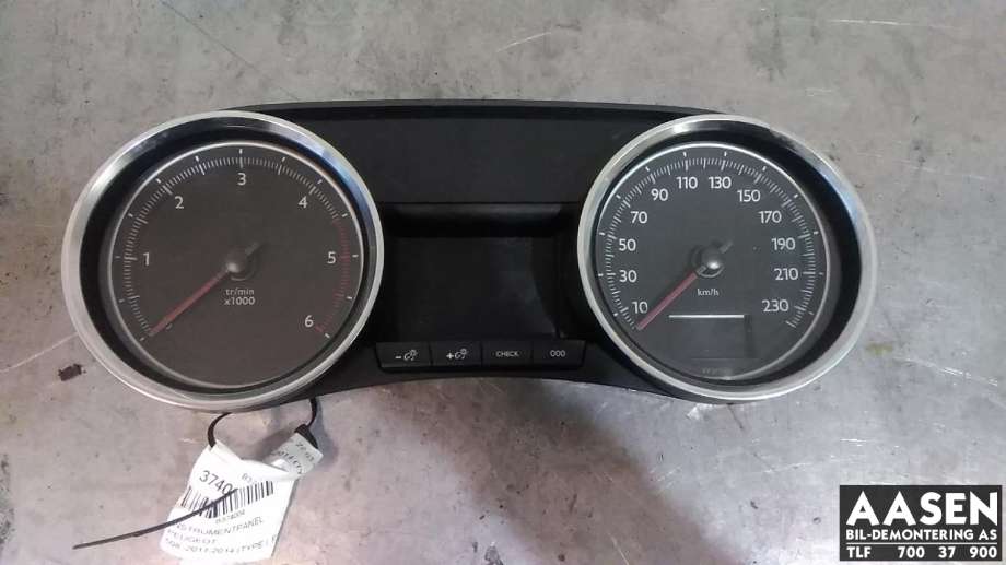 Instrumentpanel til Peugeot 508 2011-2014 (Type I, Fase 1) (6103 SW|98 248 421 80|98 030 732 80)