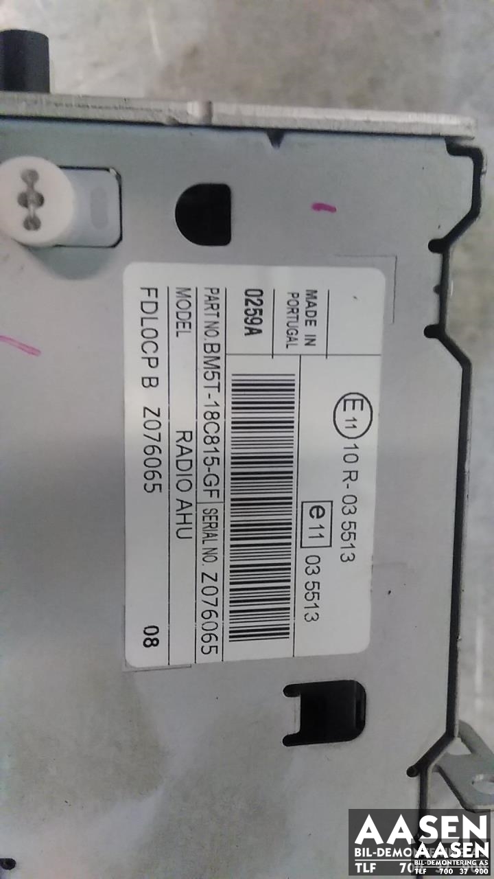 Bilstereo til Ford Focus 2011-2014 (Type III, Fase 1) (BM5T-18C815-GF|)