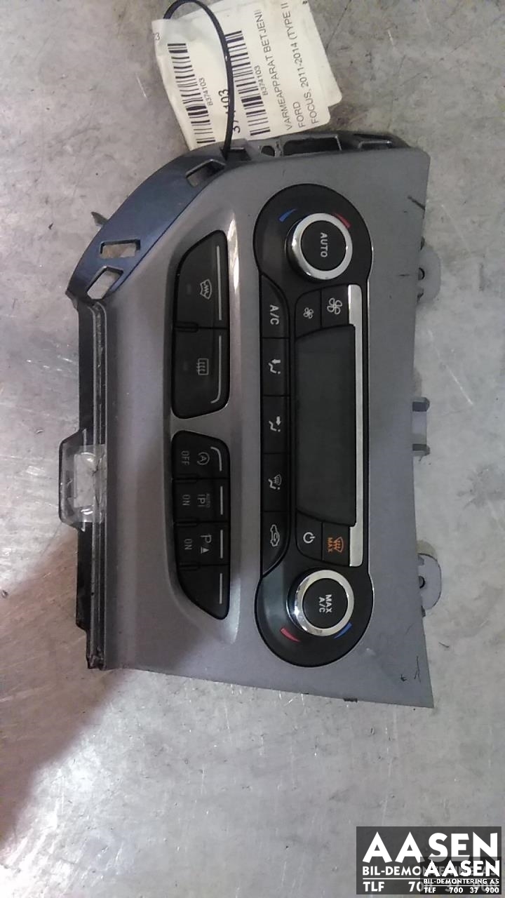 Varmeapparat betjening til Ford Focus, 2011-2014 (Type III, Fase 1)  (1866942)