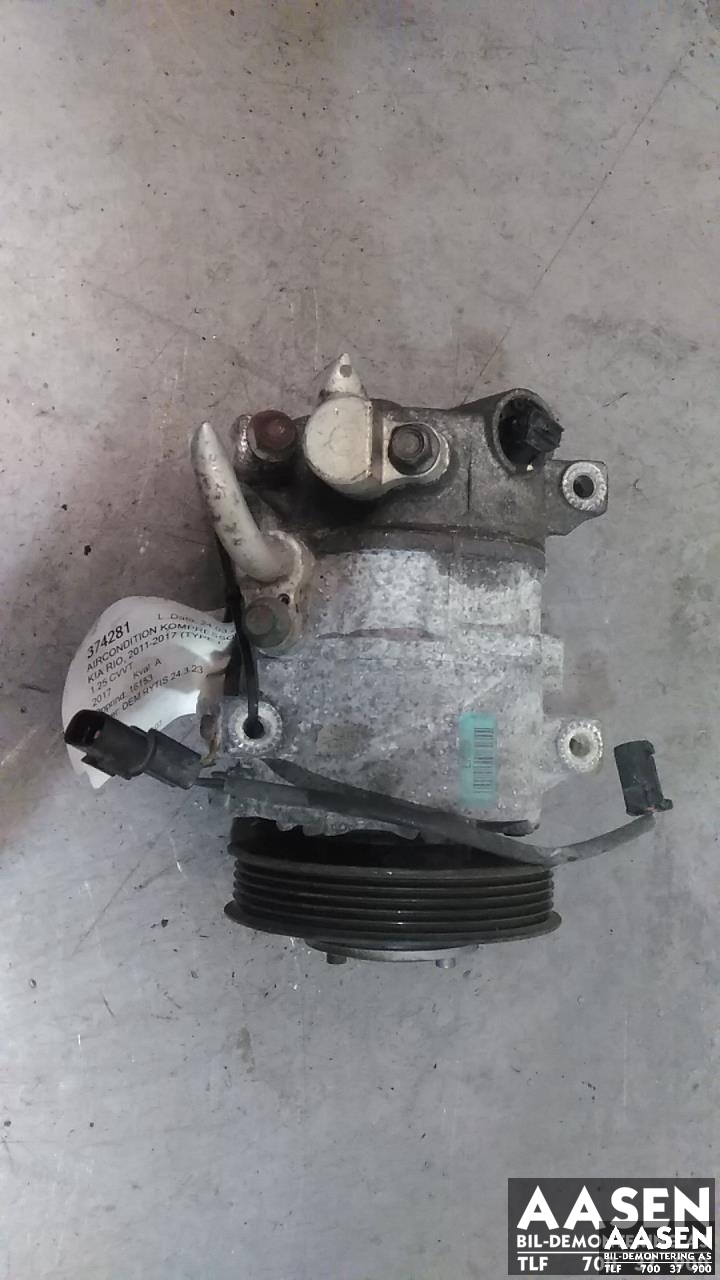 Aircondition kompressor til Kia Rio, 2011-2017 Type III  (97701 1W100)