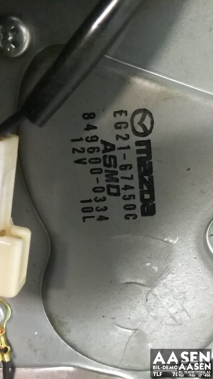Viskermotor bakrute til Mazda CX-7 2007-2012  (ASMO|EG21-67450C|)