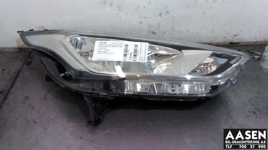 Frontlykt høyre halogen til Ford Transit Connect 2018-->> Type II, Fase 2 (VALEO|2278794|)