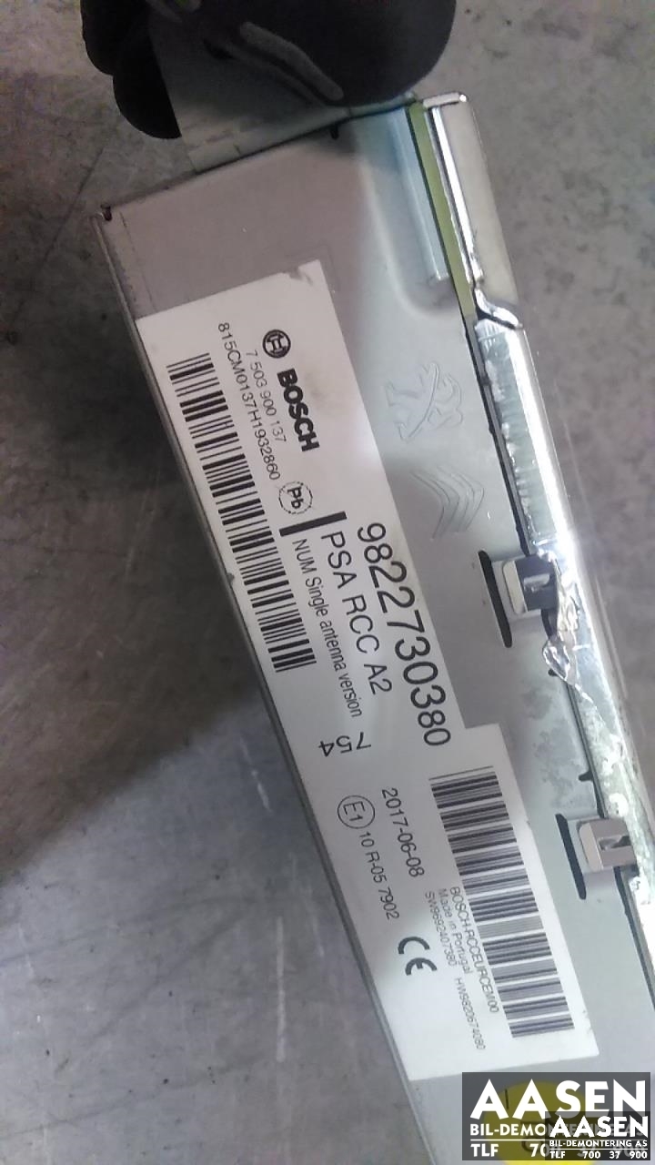 Bilstereo til Citroën C3 2016-->> (Type III) (BOSCH|9822730380|)